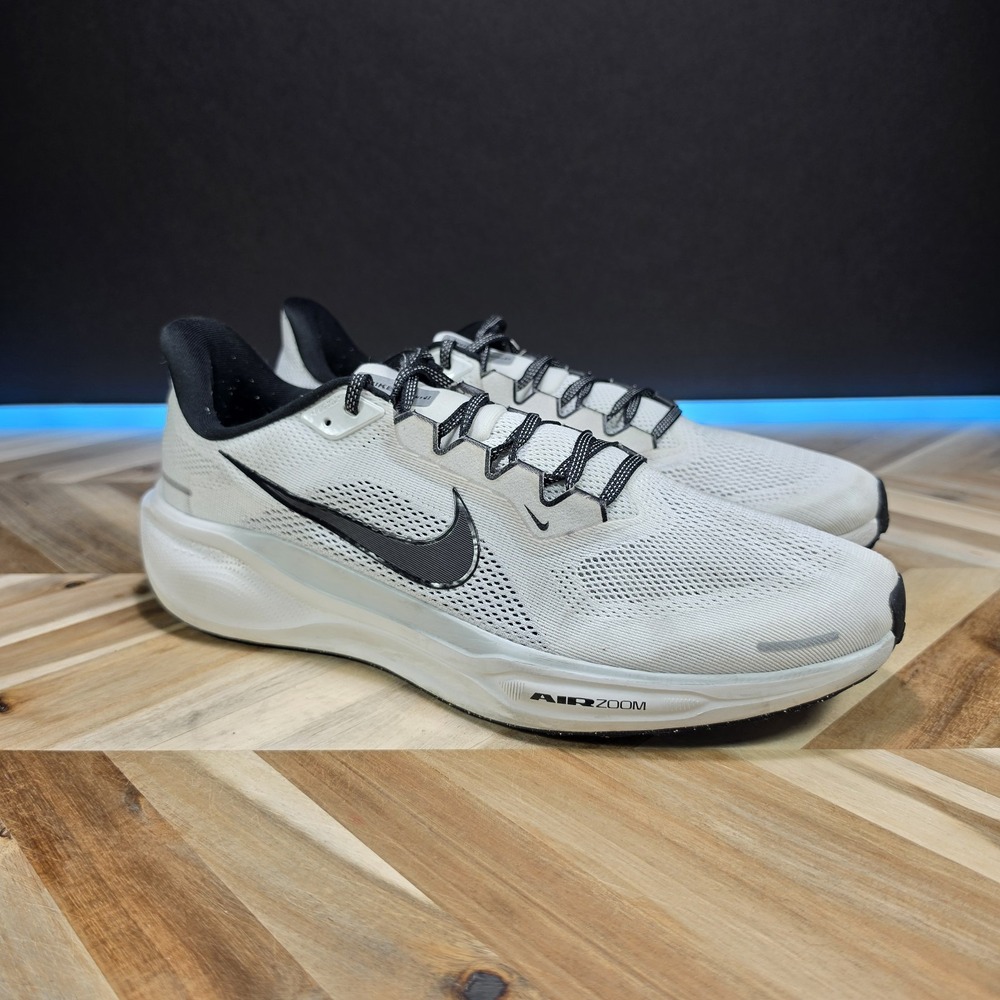 Nike Pegasus 41 Men's 14 White Black FD2722-105 ReactX Road Running Sneakers